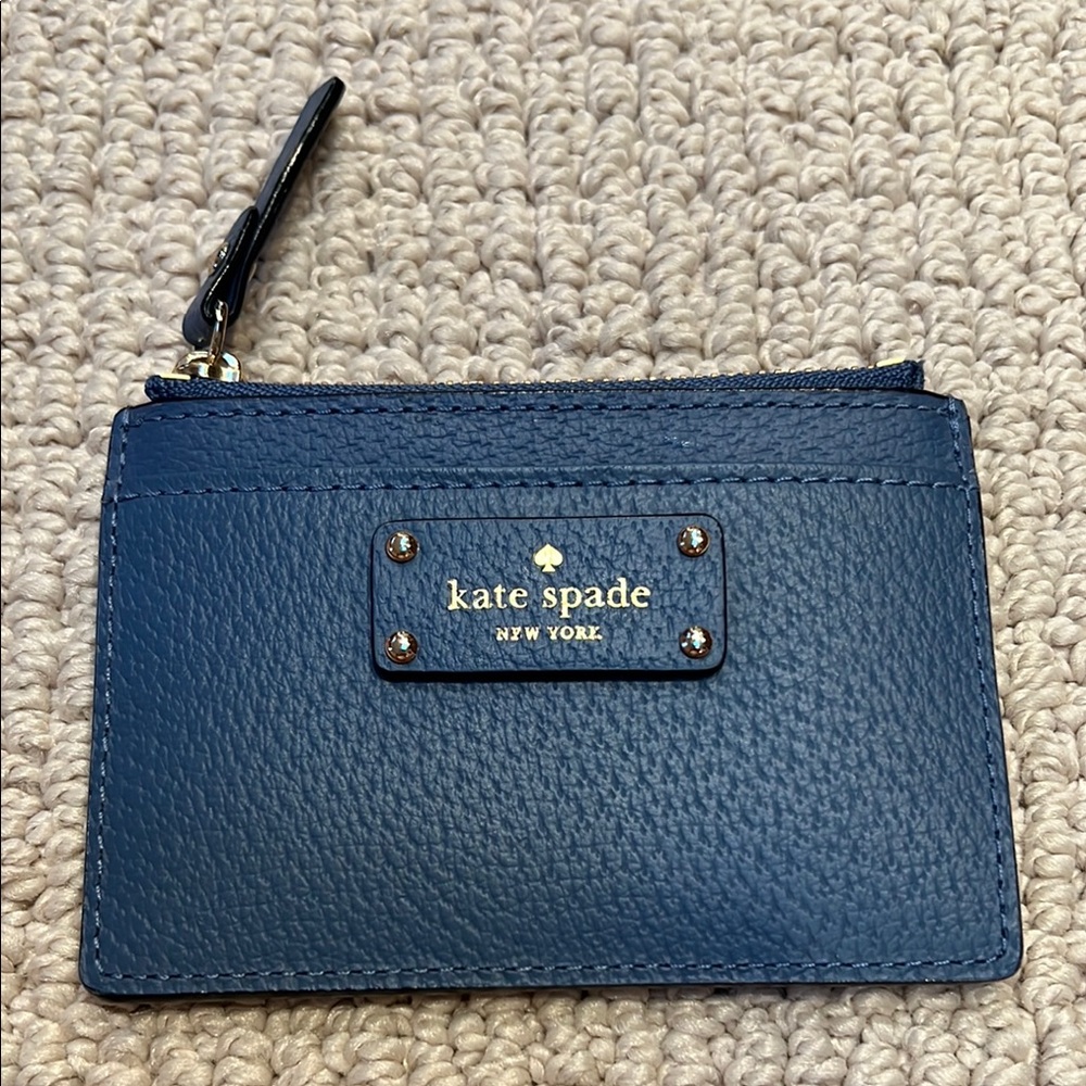 Kate Spade Blue Card Wallet